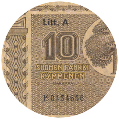 10 Markkaa 1922
